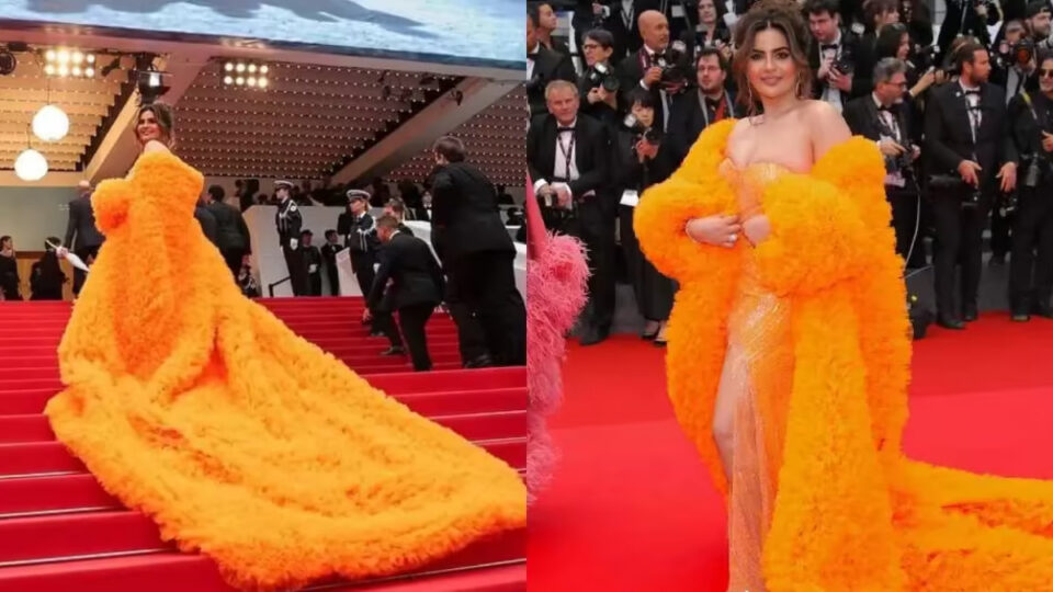 tarak-mehta-ka-oolta-chashma-star-deepti-sadhwani-makes-cannes-film-festival-debut-looks-gorgeous-in-orange-gown-on-red-carpet-see-pics