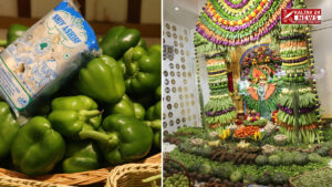 1000 kg of vegetables were decorated to Srikashtabhanjan Dev Hanumanji Photos