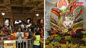 Flowers and Fruits and Annakut Decoration Sarangpur Hanumanji Mandir Photos