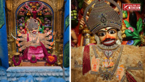 Srikashtabhanjan god Hanumanji was divinely decorated with panchamukhi themed wagha and throne