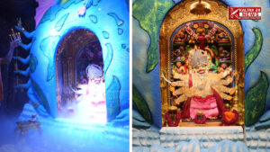 Srikashtabhanjan god Hanumanji was divinely decorated with panchamukhi themed wagha and throne