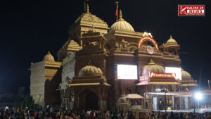 union-minister-of-state-mrs-nimuben-bambhania-darshan-of-shri-kastabhanjandev-hanumanji-dada-at-salangpurdham