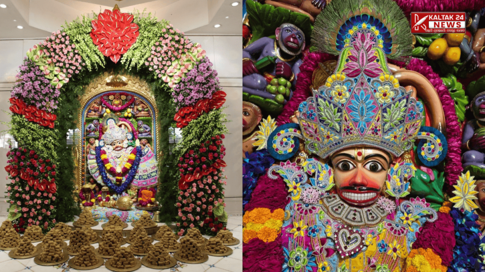 Shri Kashtabhanjandev Hanumanji Dada was decorated with 200 kg of colorful flowers and a basket of dried fruits botad news