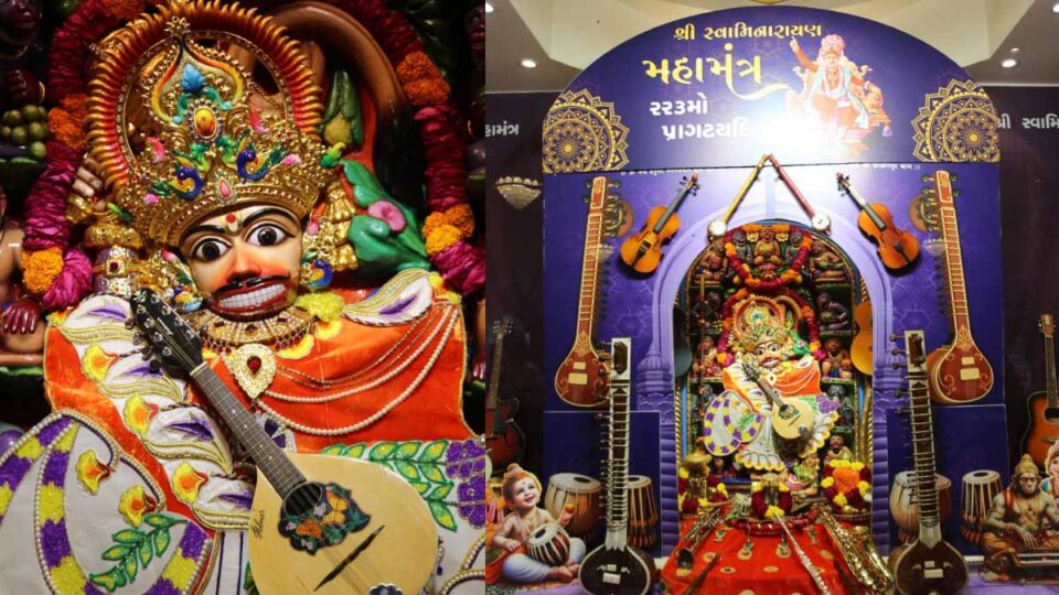 on-the-occasion-of-the-223rd-day-of-the-holy-month-of-dhanurmas-shri-kashtabhanjan-dev-hanumanji-dada-was-adorned-with-musical-instruments