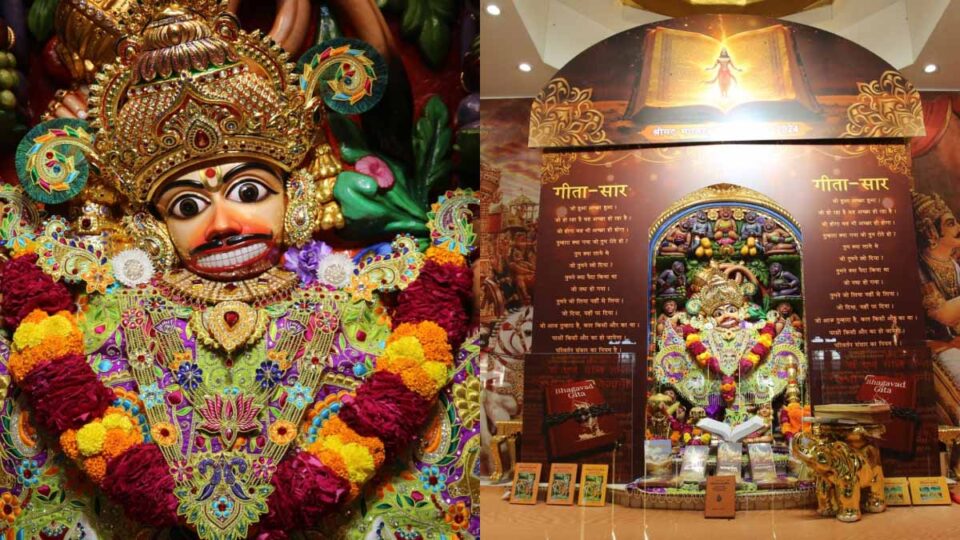 on-the-occasion-of-the-holy-ekadashi-and-shrimad-bhagavad-gita-jayanti-shri-kashtabhanjandev-hanumanji-dada-was-adorned-with-divine-decorations-botad-news