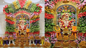 shree-kashtabhanjandev-dada-was-divine-decoration-of-sevanti-flowers-and-the-food-of-mohanthal-blessed-by-millions-of-devotees-at-botad